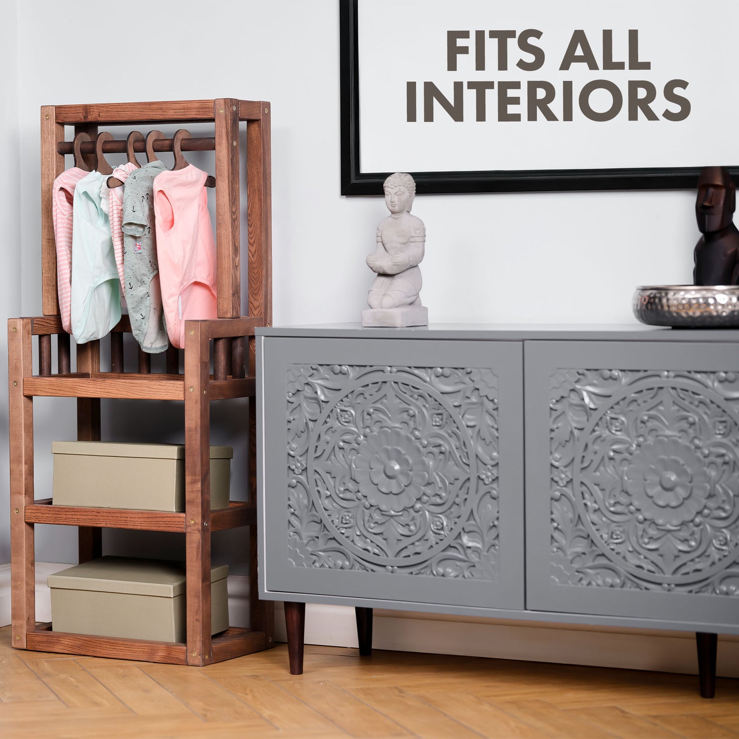 Wooden Dog Wardrobe