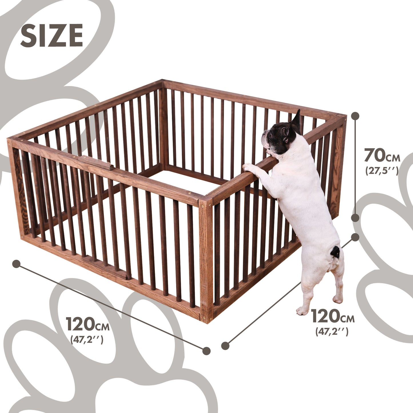 Wooden Dog Playpen