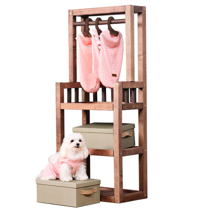 Wooden Dog Wardrobe
