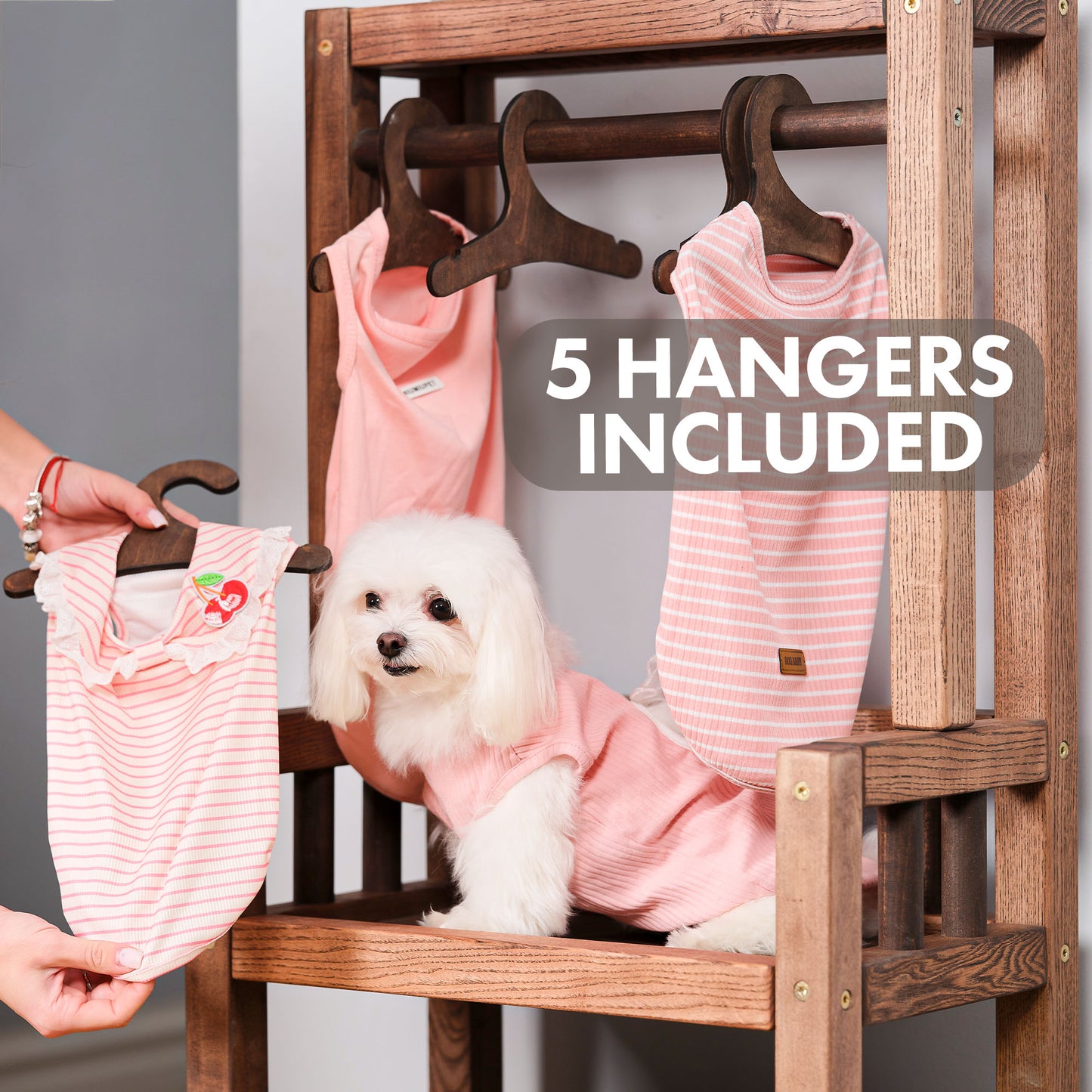 Wooden Dog Wardrobe