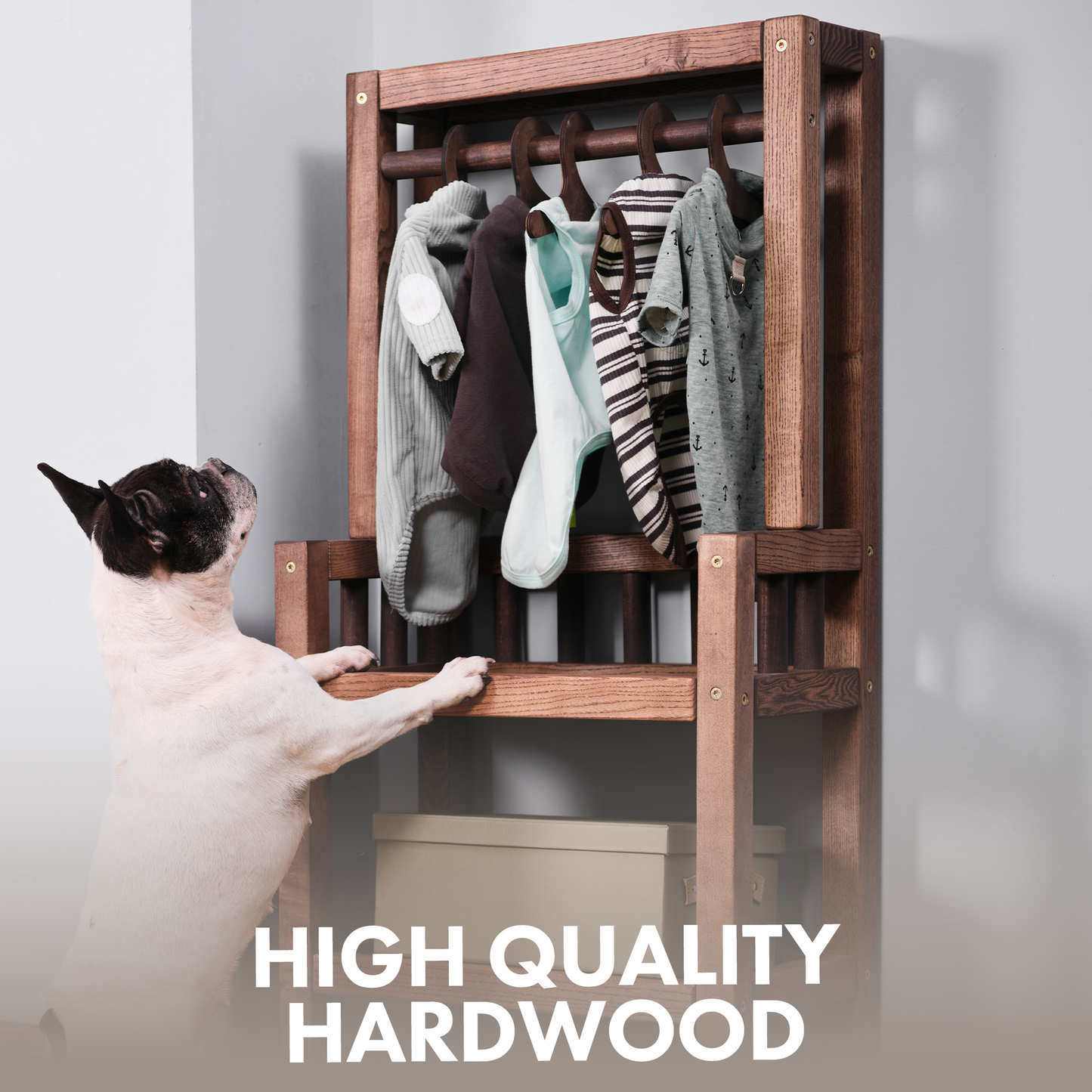 Wooden Dog Wardrobe