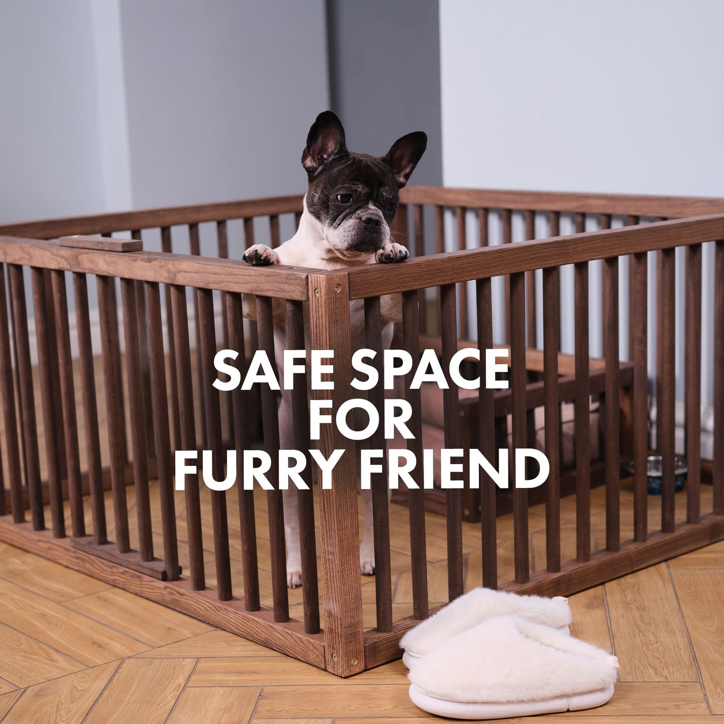 Wooden Dog Playpen